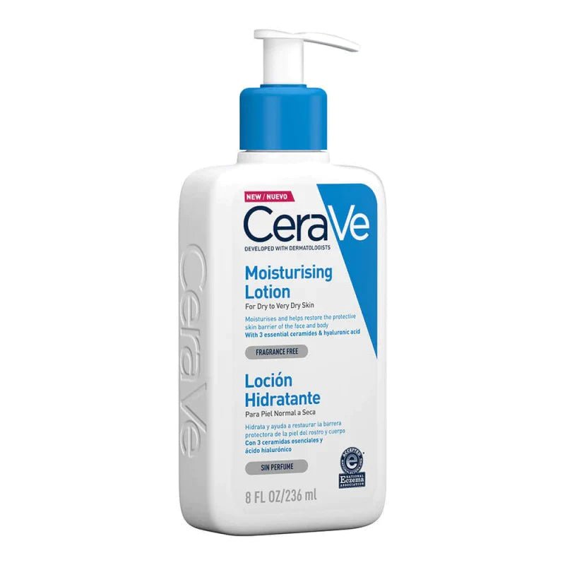 CeraVe Daily Moisturizing Lotion product shot promoting gentle on skin